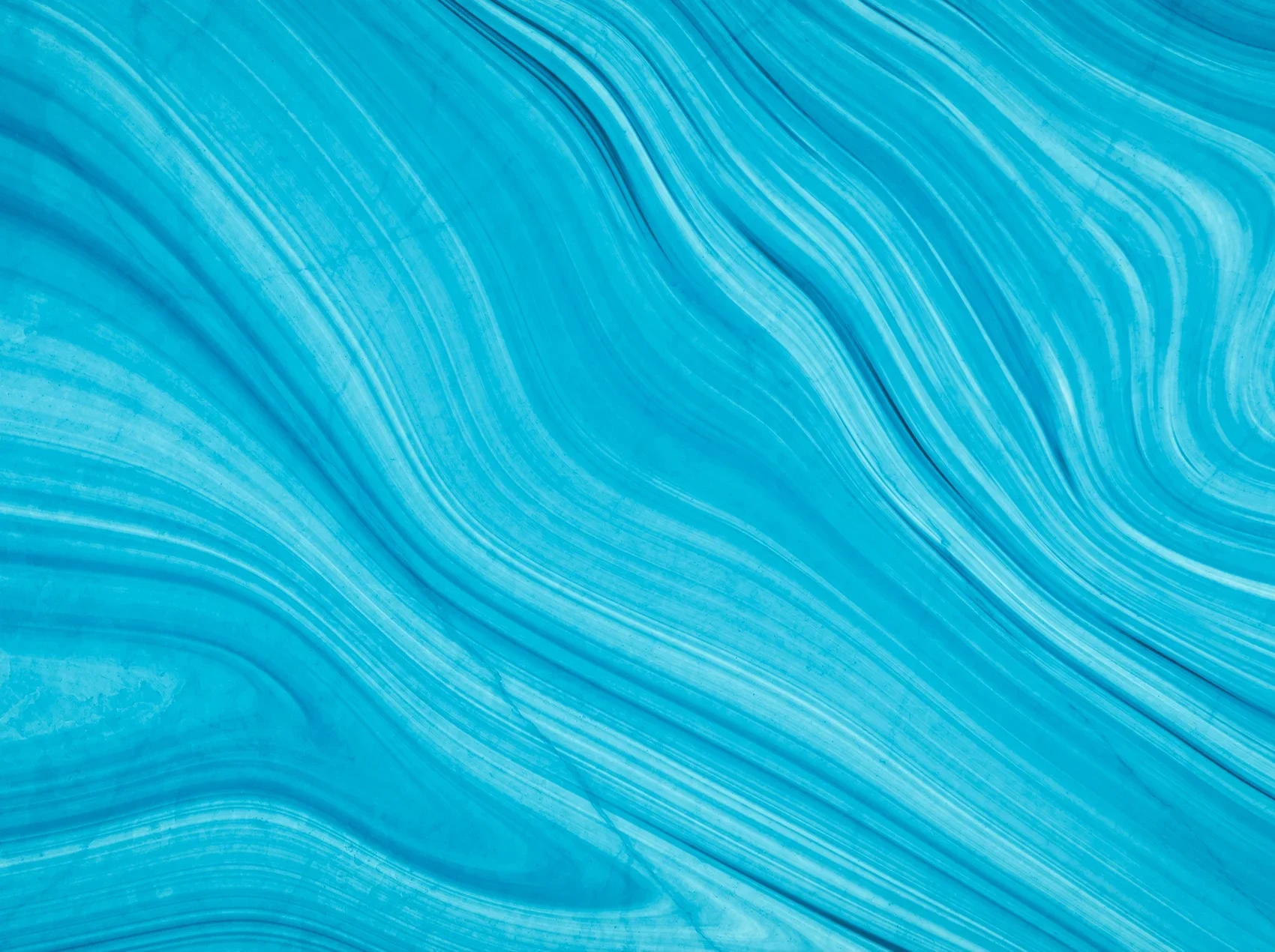 Arte abstrata em azul, com volutas marmorizadas
